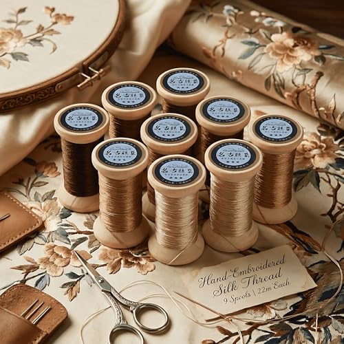 Natural 100% Mulberry Handmade Embroidery Silk Thread Silk Floss (60) - color: 60
