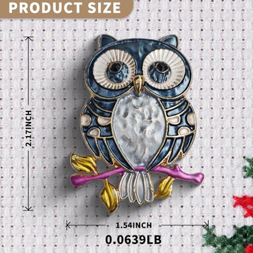 Needle Minder Magnet, Magnetic Needle Minder, Needle Minders Magnetic Cross Stitch Accessories, Magnetic Needle Holder, Life Tree, Butterfly, Cats, Owl, Heart (OWL) - size: OWL