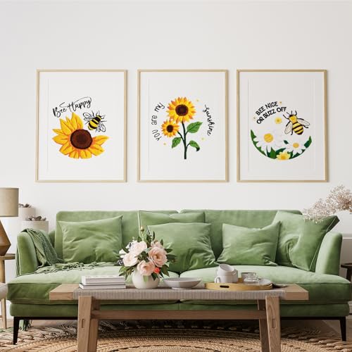 Louise Maelys You are My Sunshine Embroidery Kit for Beginners DIY - color: sunshine