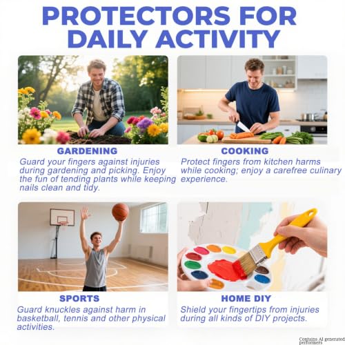 14pcs Gel Finger Protectors Finger Cots Silicone Fingertips Protection - color: Nude