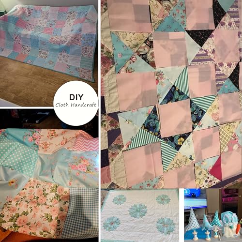Nodsaw Charm Packs for Quilting 5 inch - 42 5" Charm Squares - Soft Cotton Fabric Quilt Squares 5x5 for Quilting, Sewing, Patchwork, Bags, and Crafts - color: Multi R