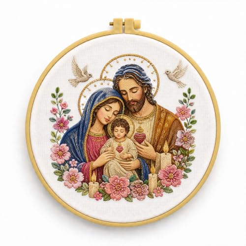 niurenmaoyi Jesus Embroidery Kit for Beginner,Cross Stitch Kit for Adult - color: Embroidery Kits-0621-04