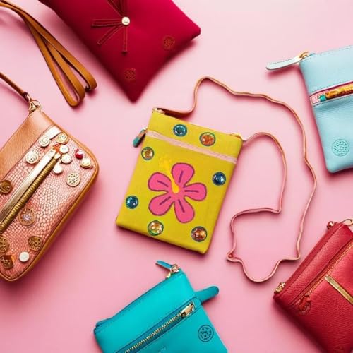 Fun Express Canvas Zipper Pouch 12 Pack