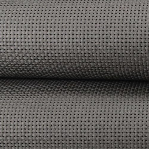 19" x 28" 11CT Counted Cotton Aida Cloth Cross Stitch Fabric (Dark Grey) - color: Dark Grey