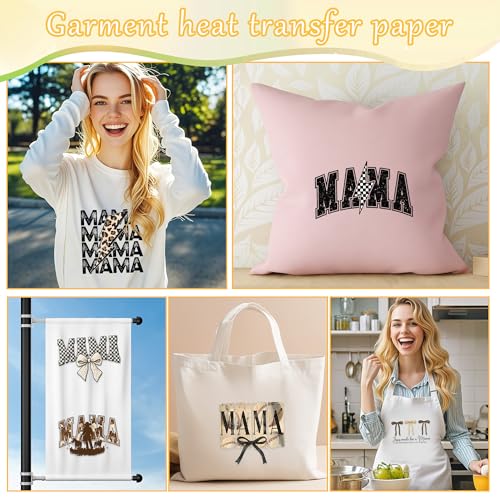 24 Sheets Mother's Day Iron on Transfers for T-Shirts - color: Mama