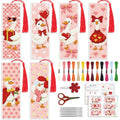 ACRNIGHEET 6PCS Cross Stitch Bookmark Kit for Beginner Cute Goose Stamped Cross Stitch Kits Needlepoint Kit for Adults DIY Tassel Embroidery Bookmark Kits with Instructions Craft Gift 8.5"x3" 11CT - style: Cute Goose Patterns