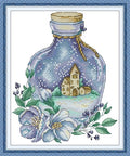 CaptainCrafts Counted Cross Stitch Kits for Adults Magic Night Drift - color: Magic Night Drift, style: Counted 14CT