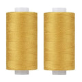 Simthread All Purpose Thread Polyester 400Y Golden Brown - color: Golden Brown PP#033