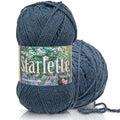 Mary Maxim Starlette Yarn, Soft Acrylic Yarn, 3.5 OZ, 180 Yards, Dark Azure - color: Dark Azure