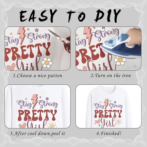 20 Pcs Inspirational Inspirational DTF Transfers Ready to Press - style: Positive Quotes