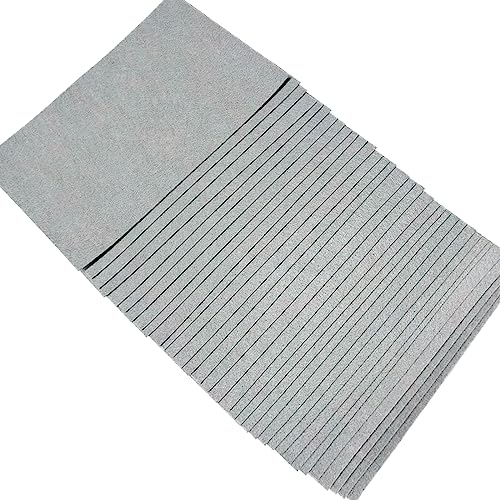 Jtnohx Self Adhesive Felt Sheets Adhesive Backed Felt Fabric Grey 4"x8" - color: Grey