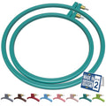 Maker Susan Plastic Embroidery Hoop, Hello Series Cross Stitch Hoops for Beginners, Punch Needle Hoop, Embroidery Frames for Sewing, Needlework, Embroidery Projects (Turquoise, 2 Pcs Set) - style: Turquoise