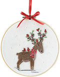 Embroidery Kit Christmas Deer Ornaments Awesocrafts Full Range of Embroidery Starter Kits for Beginners Adults Kids DIY Handmade Easy Patterns (Deer) - color: Deer