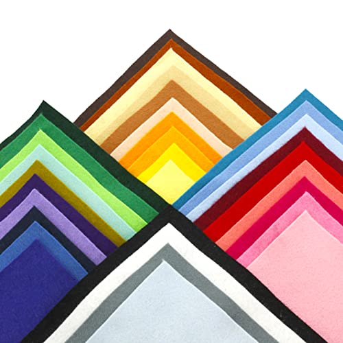 HairBow Center HBC Merino Wool Blend Felt Crafting Sheets (8 5/8''x11 5/8'') - Cream - color: Cream