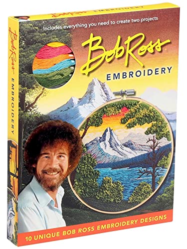 Bob Ross Embroidery (Embroidery Craft)