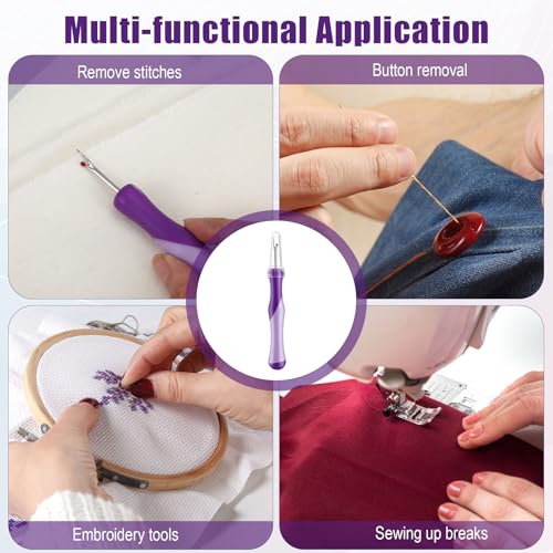 Seam Ripper, Needle and Thread Seam Rippers, Seam' Ripper and Thread Remover, Stitch Remover Unpicker Tool, for Hand Sewing, Crafts and Knitting Seam' Removers