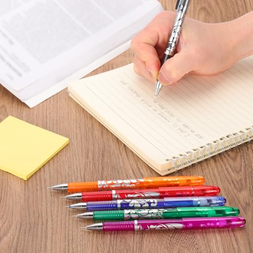 PATIKIL 3Pack Erasable Gel Pens with 50 Refills & 2 Erasers, 0.5mm Heat Erasable Pens for Fabric Black Ink Fabric Markers for Sewing Quilting Planner Writing - color: Black