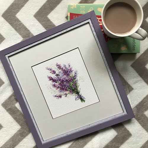 RIOLIS 1607 Bouquet with Lavender Counted Cross Stitch Kit 6 x 7 in