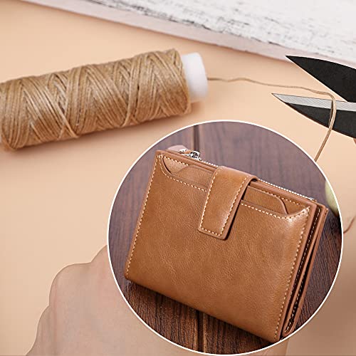 Waxed Thread, Upholstery Needle and Thread 32 Yards Khaki - color: Original Khaki, size: 32Yard