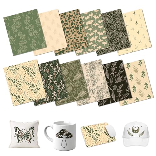 Green Boho Sublimation Transfer Ink Paper 12 Sheets 12 * 10in - color: Baseball-24