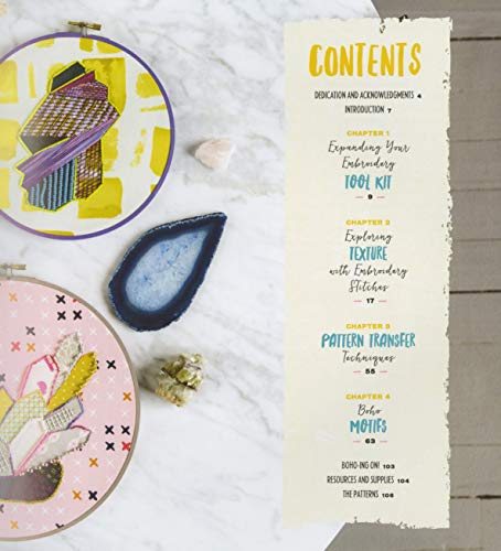 Boho Embroidery: The Pattern Collection: Over 30 Modern Motifs & 20 Traditional Stitches