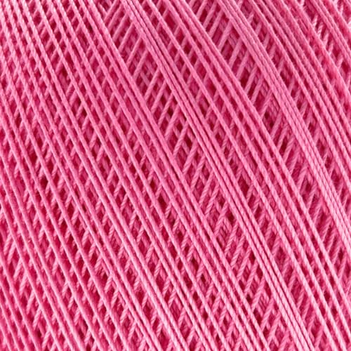 S Sensy Classic Size 10- Mercerized Giza Cotton #0 Lace Yarn Pink 618 Yards - color: Pink, size: 1 Skein