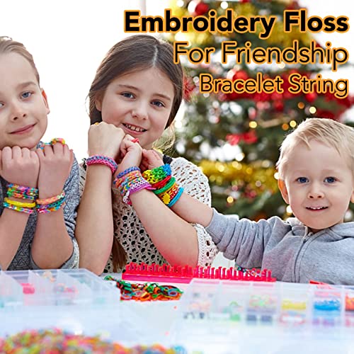 LOVIMAG Embroidery Thread 60pcs Friendship Bracelet String Floss Kit Yarn - style: 60pcs