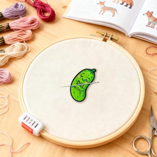 Funny Pickle Needle Minder, Needle Minder Magnet, Magnetic Needle Nanny Needlework Accessories