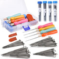Wonvoc 80 Pcs Needle Felting Needles, 4 Sizes Triangle Felting Needles - color: triangle-80