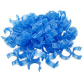ZhXu Shuo 100pcs Clear White Sewing Bobbin Small Clips Bobbin Holder Clips Thread Clamps Sewing Tool for Thread Spool Organizing - color: Blue