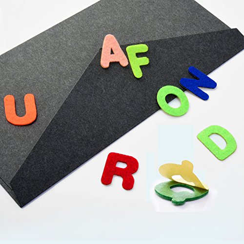Outus 500 Pcs Felt Letter Stickers Self Adhesive Alphabet, 1 Inch