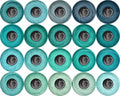 Soft 20 Colors Classic Crochet Thread 20 Pack,100% Cotton (Grey Green-926-563) - color: Grey Green Series