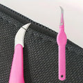 2pcs Seam Ripper with Purple Plastic Handle, Cutting Tool, Sewing Craft Needle and Thread Tool - color: 2pcs