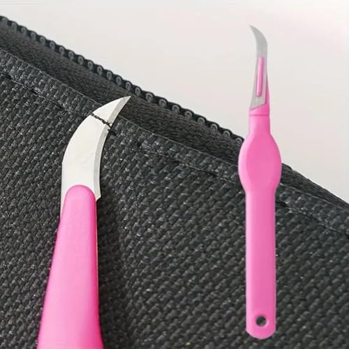 1pc Sewing Seam Ripper with Purple Plastic Handle – Thread Cutter for Sewing, Craft, and Needlework - color: 1pc