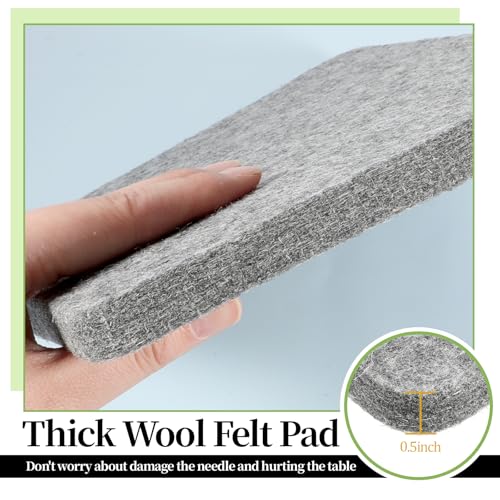Needle Felting Pad, Grey Sponge Pad, 8×10 in Needle Felting Mat for Any Wool Felting Supplies - size: 8×10 inch