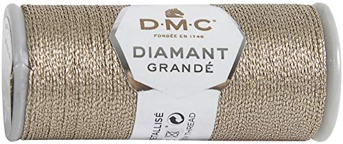 DMC Diamant Metallic Thread 38.2yd - Old Rose