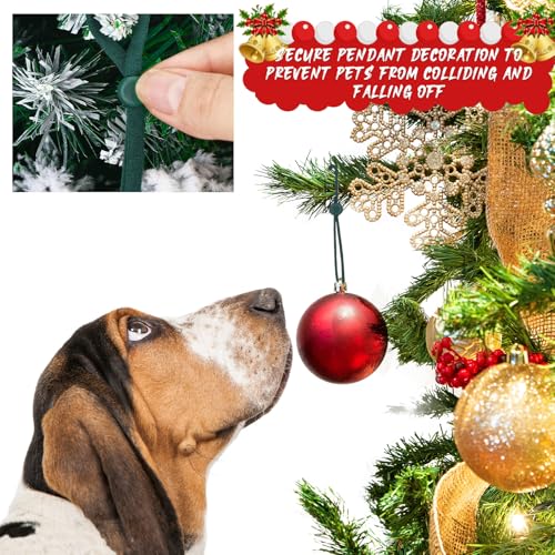 Daifunli 36 Pcs Christmas Adjustable Decoration Hooks, Green - color: Green