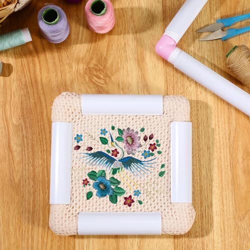 Janinka 3 Pcs Embroidery Hoop Cross Stitch Frames and Hoops, Mixing Colors - color: Mixing Colors