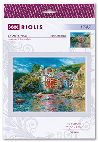 RIOLIS 1747 Liguria Counted Cross Stitch Kit 15.75 x 11.81 in