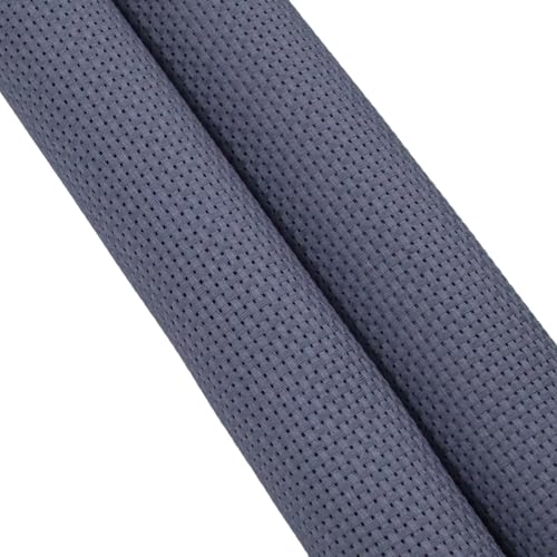 KCS 2 pc of 15" x 18"(38cmx45cm) Counted Cross Stitch Cotton Aida Cloth Needlework Fabric Box (Light Steel Grey, 11CT) - color: Light Steel Grey, size: 11CT