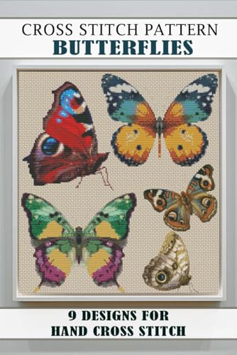 Cross stitch patterns Butterflies: Easy Designs for Hand Cross Stitch