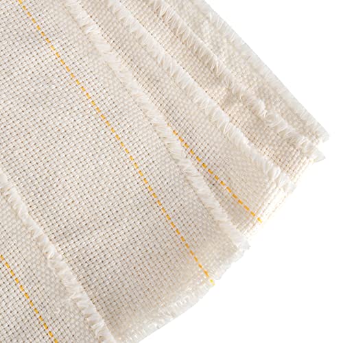 PINGEUI 2 Pieces 39 x 197 Inch Tufting Cloth with Marked Lines, Large Size Punch Needle Monk’s Cloth, Primary Rug Backing Fabric for Embroidery, Handmade, DIY Craft - size: 2 Pieces 39 x 197 Inch