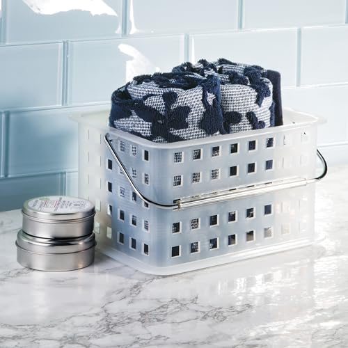 iDesign Small Shower Caddy, Clear Frost - color: Clear Frost, style: Pack of 1