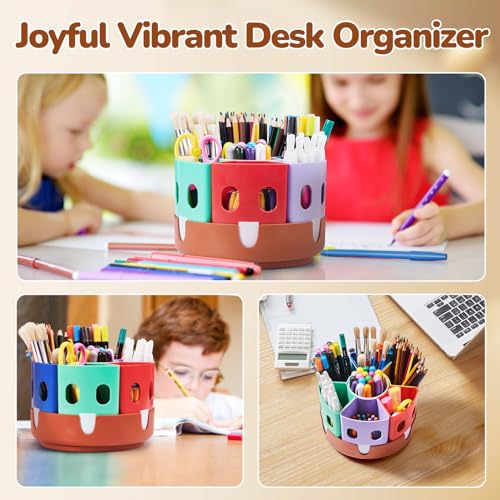 GAMENOTE Rotating Art Supply Organizer, Lazy Susan Caddy, Small - size: Small, 8"d x 5"h