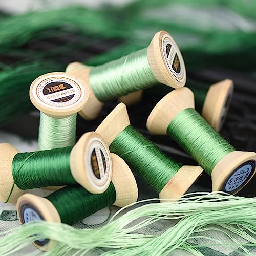 Natural 100% Mulberry Handmade Embroidery Silk Thread Silk Floss (91) - color: 91