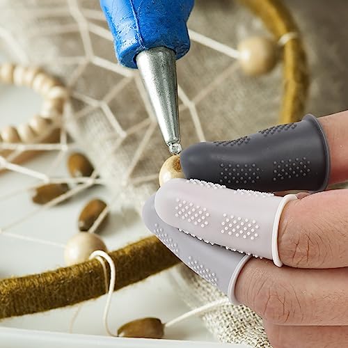 Mr. Pen- Hot Glue Gun Finger Protectors, 24 pcs, Black and White Shades - color: Black & White Shades, size: 24 pcs