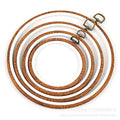 Embroidery Hoops Cross Stitch Hoop Ring Imitated Wood Circle Set Display Frame for Art Craft Handy Sewing and Hanging - Pack of 4 (5.5"+6.7"+8.6"+10") - color: 4pcs Round