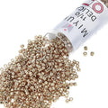 Miyuki Delica Seed Beads - color: DB1834 - Duracoat Galvanized Champagne