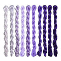 Natural 100% Silk Thread, Handmade Embroidery Thread Silk Floss 10 Colors 110m Each (83) - color: 83