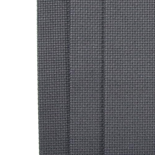 KCS 3 pc of 12" x 18"(30cmx45cm) Counted Cotton Aida Cloth Cross Stitch Fabric (Black,14CT) - color: Black, size: 14CT